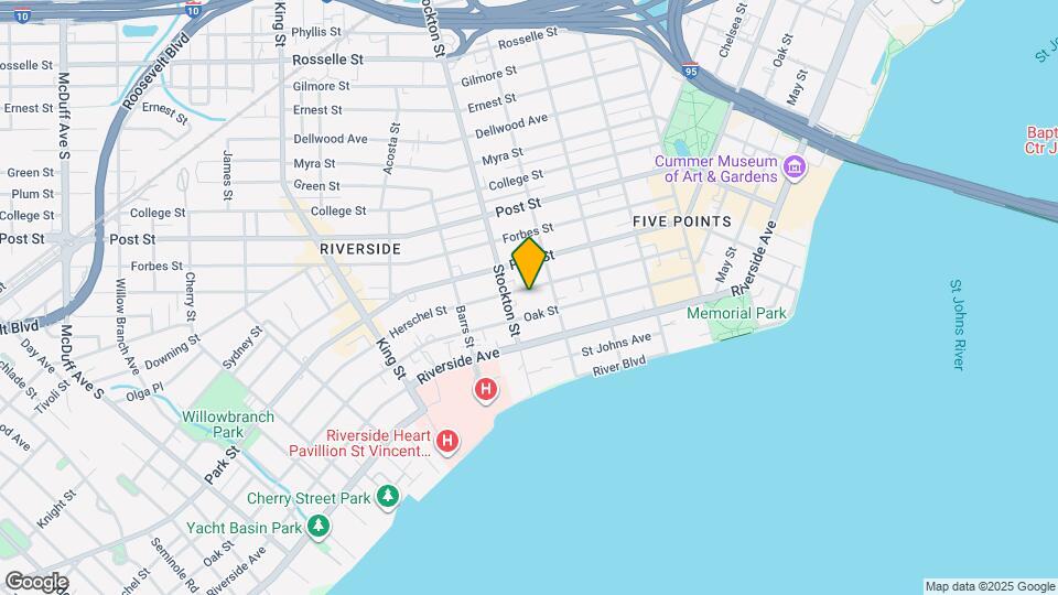 2336 Herschel St Map and Location Details