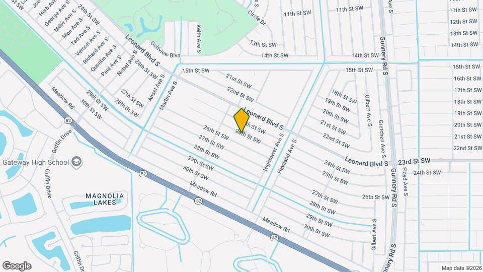 4639 25th St SW Map and Location Details