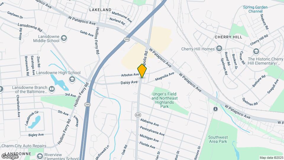 3611 Annapolis Rd, Unit #2 Map and Location Details