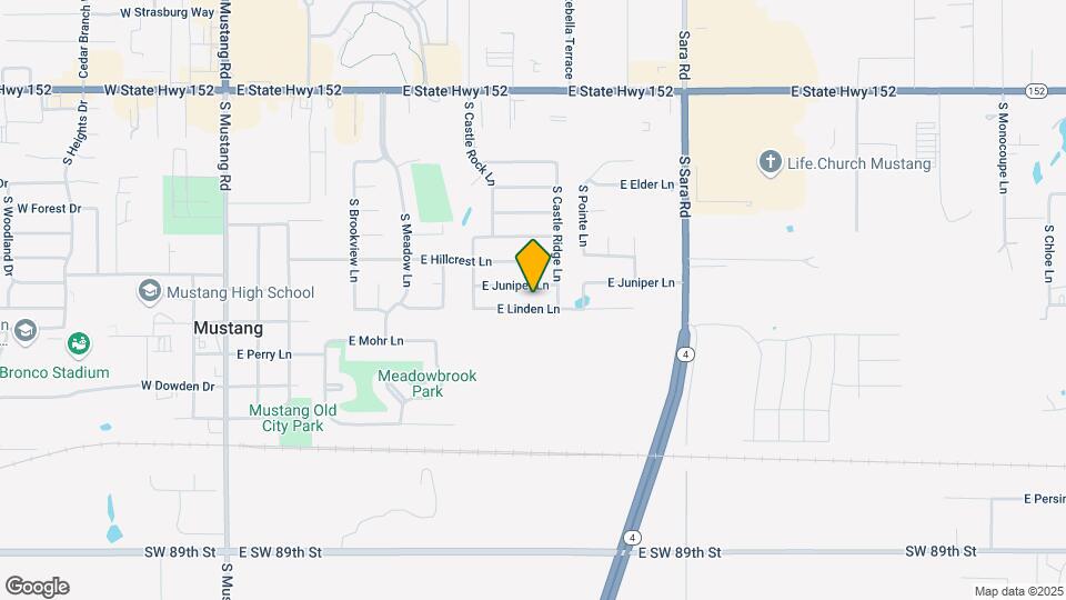 613 E Linden Ln Map and Location Details