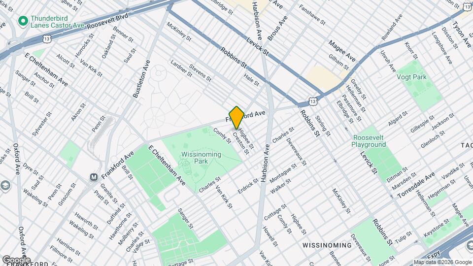 4013 Creston St Map and Location Details