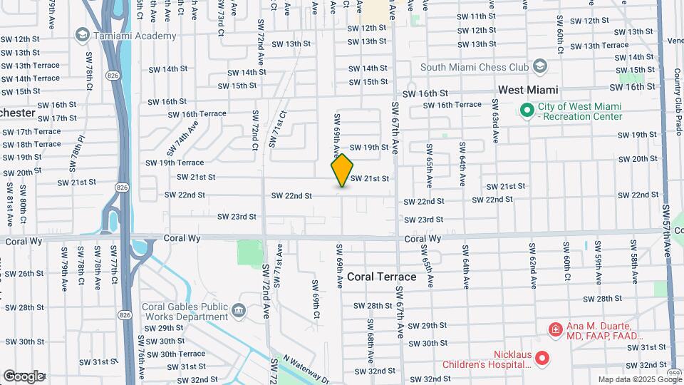6901 SW 22nd St-Unit -0 Map and Location Details