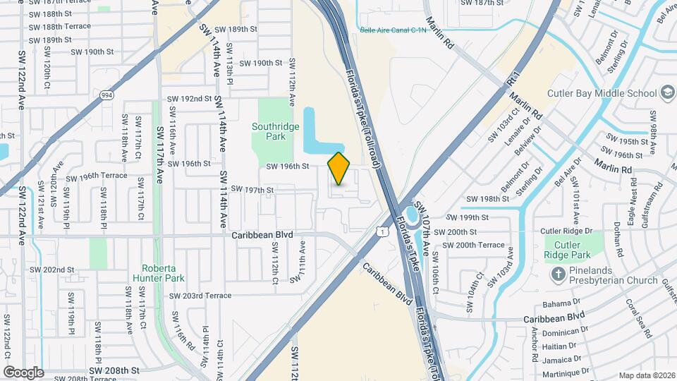 11150 SW 196th St Map and Location Details