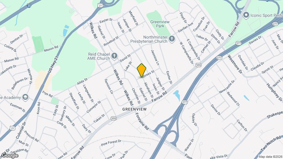 6207 Moses St Map and Location Details