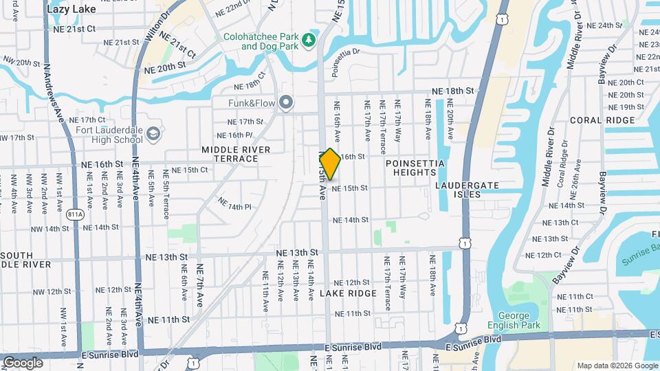 1503 NE 15th St Map and Location Details