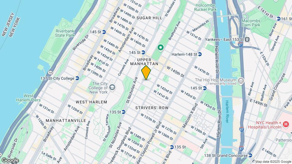 316 W 142nd St Map and Location Details