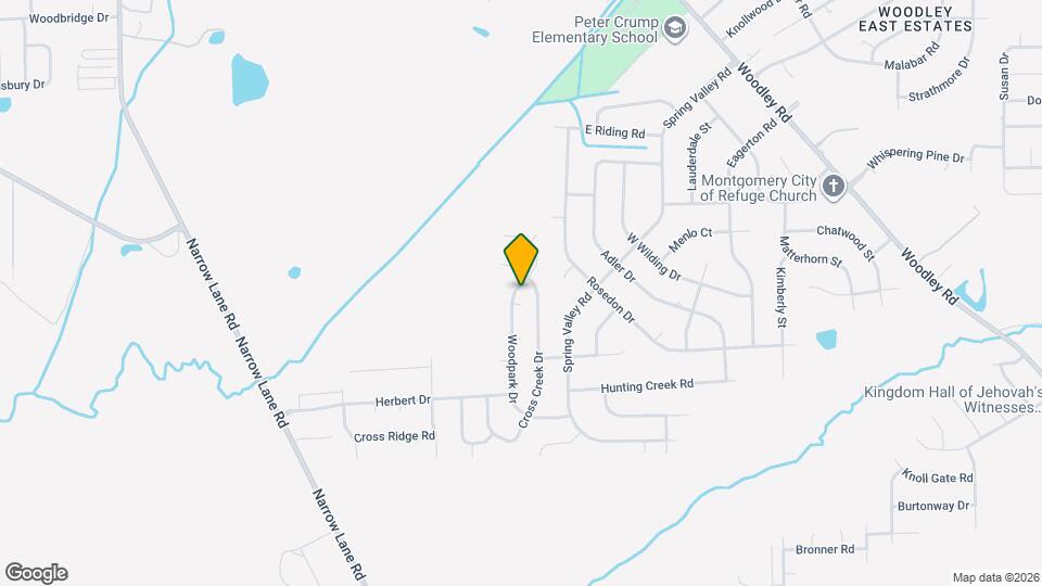 3409 Woodpark Dr Map and Location Details