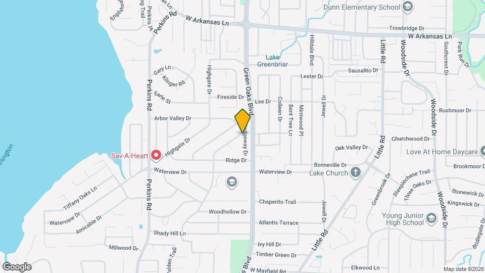 2800 Hedgeway Dr Map and Location Details