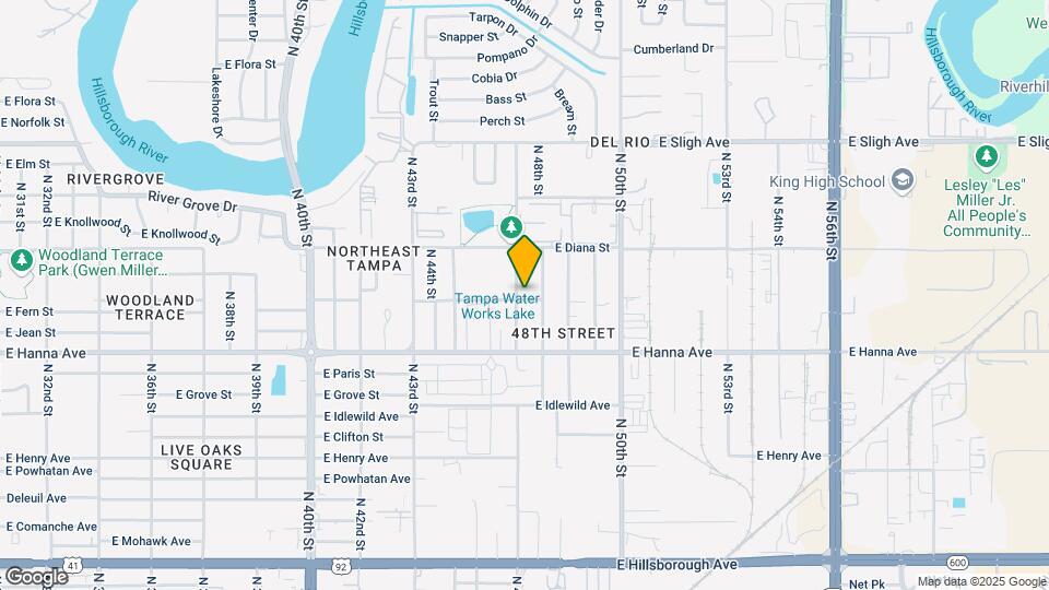 6401 N 47th St Map and Location Details