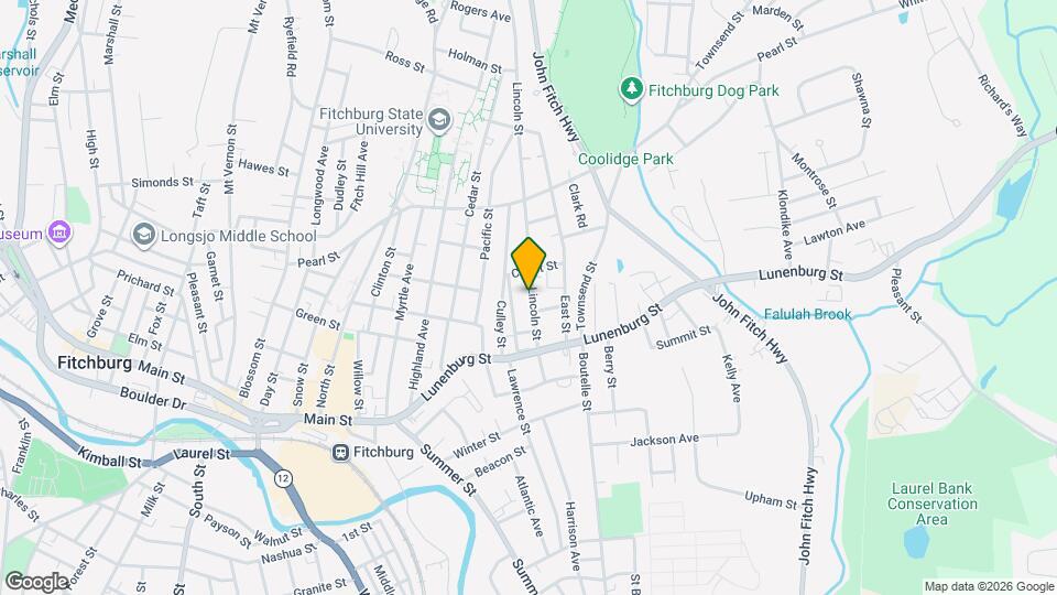 62 Lincoln St Map and Location Details