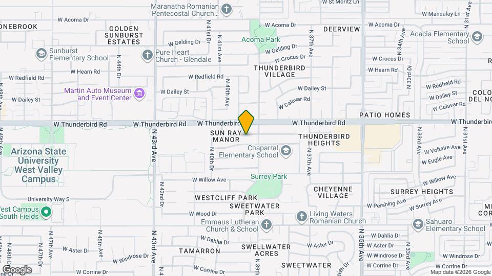 3921 W Rue De Lamour Ave Map and Location Details