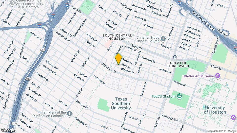 3223 Winbern St Map and Location Details