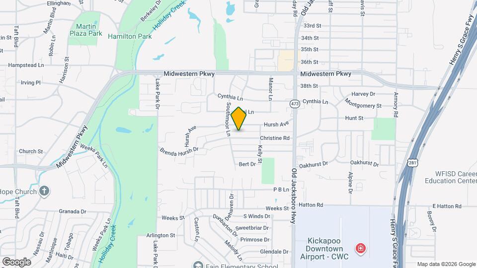 1616 Christine Rd Map and Location Details