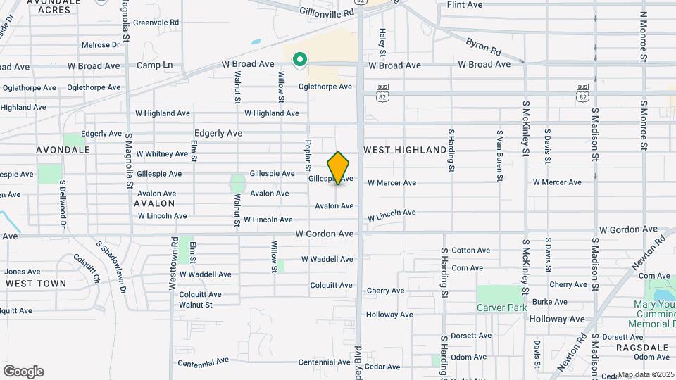 504 Rosenberg St Mapa y Detalles de la Ubicación