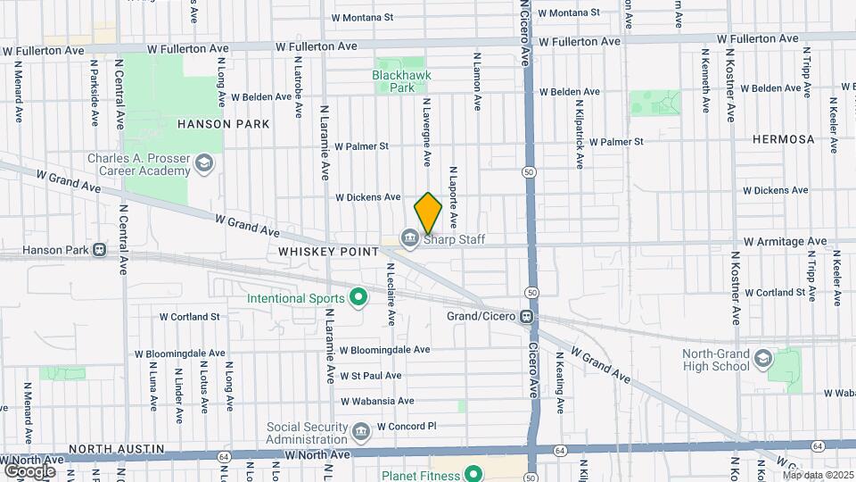 5004 W Armitage Ave, Unit 2F Map and Location Details