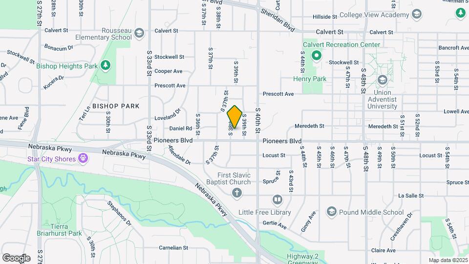 4220 S 38th St Map and Location Details