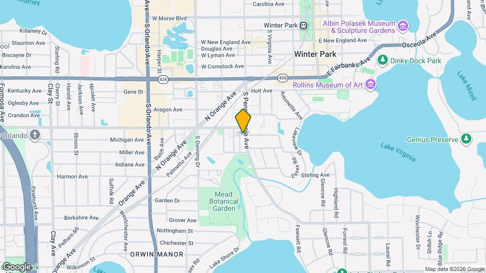 1119 S Pennsylvania Ave Map and Location Details