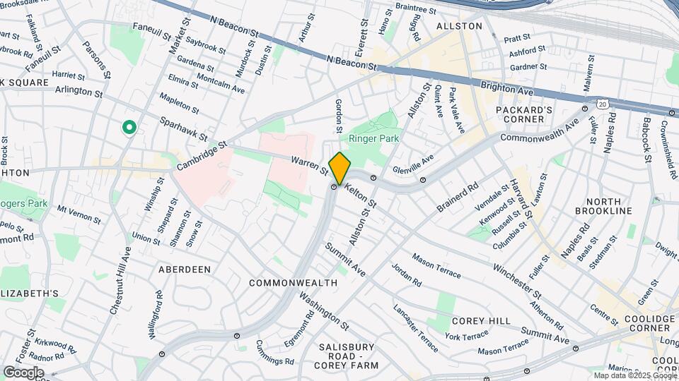 1438 Commonwealth Ave Mapa y Detalles de la Ubicación