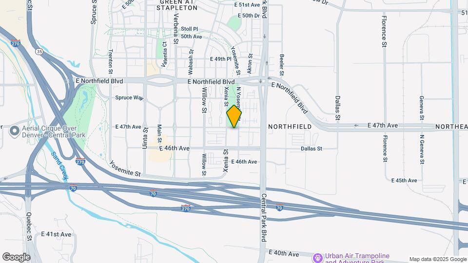 8862 E 47th Ave Map and Location Details