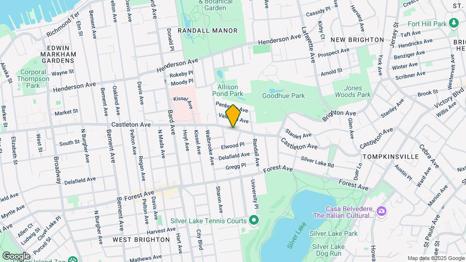 558 Castleton Ave Mapa y Detalles de la Ubicación