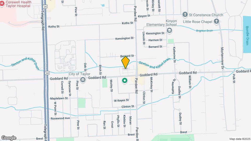 10886 Pardee Rd Map and Location Details