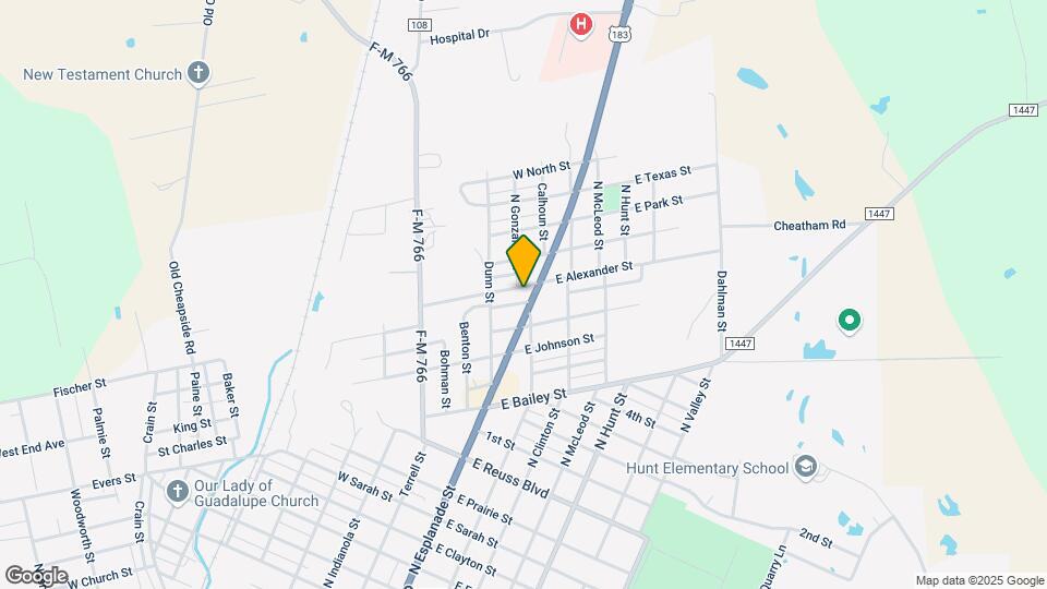 Rental Units in Cuero Texas Map and Location Details