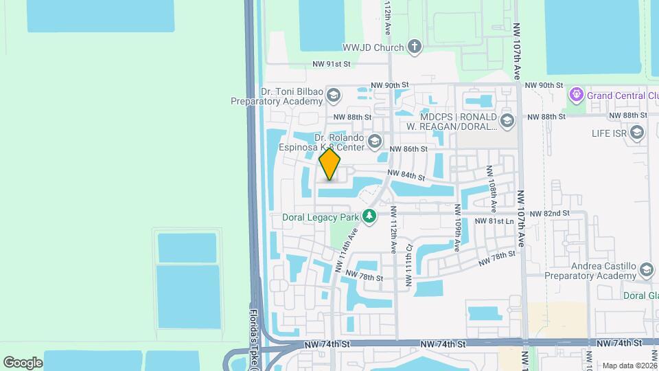 11390 NW 83rd Way Map and Location Details
