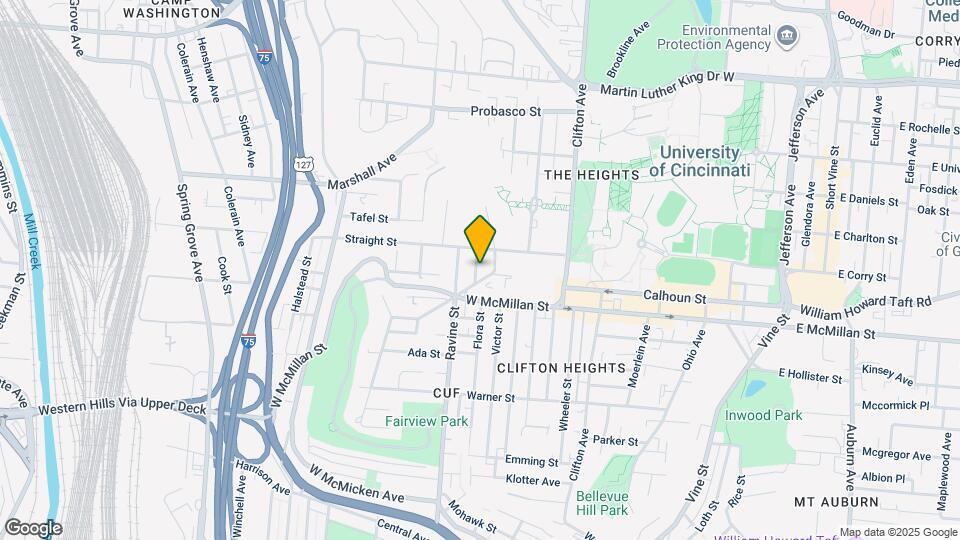 2538 Vestry Ave Map and Location Details