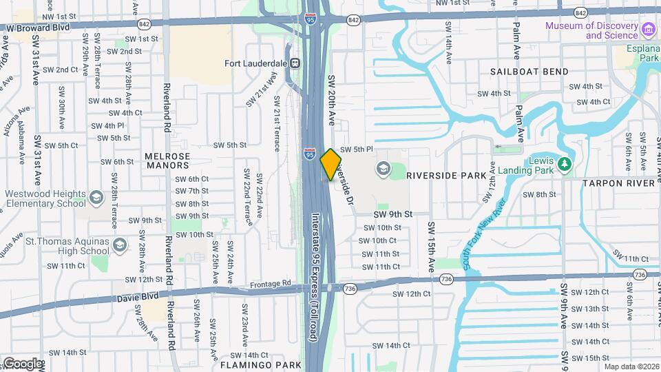 713 SW 20th Terrace Mapa y Detalles de la Ubicación