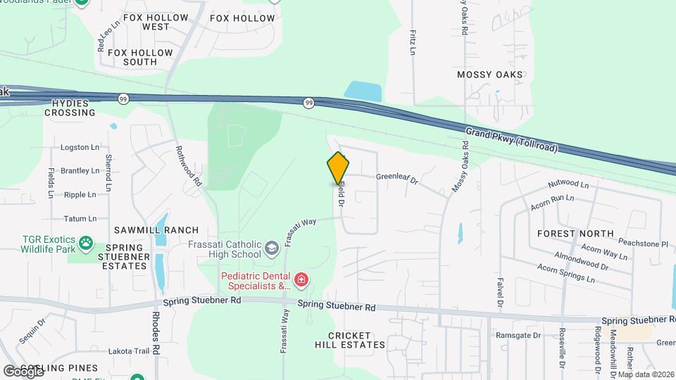 22407 Ebbets Field Dr Map and Location Details