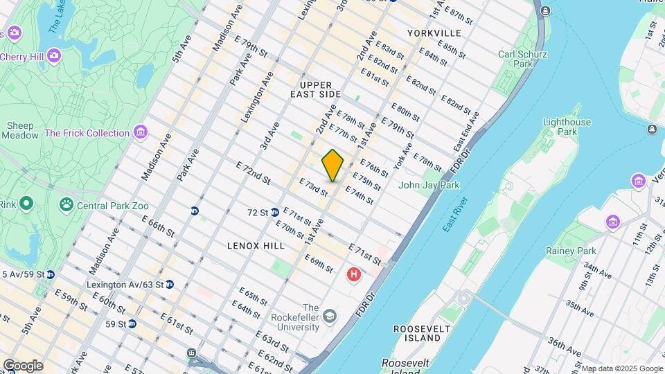 1371 1st Ave Mapa y Detalles de la Ubicación
