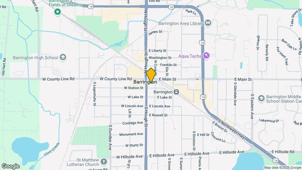 100 E Station St Map and Location Details