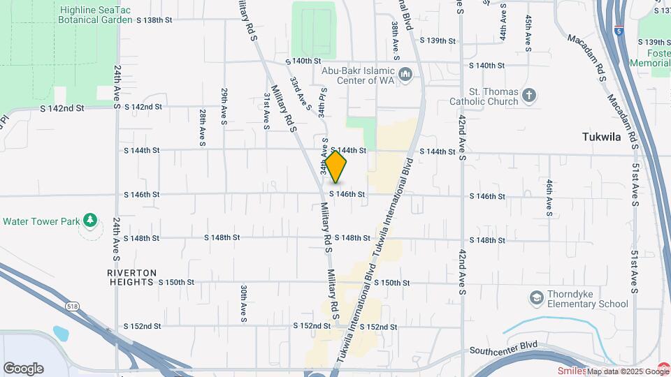 3416 S 146th St Map and Location Details
