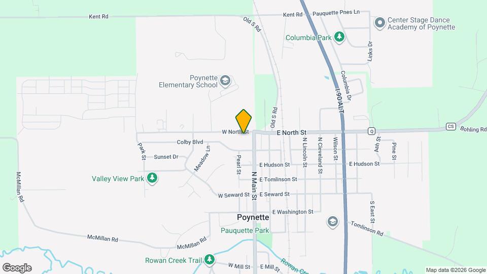 202 W North St Map and Location Details