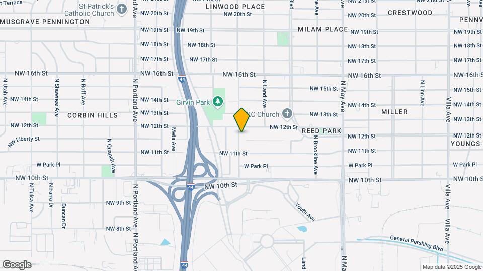 1232 N Independence Ave Map and Location Details
