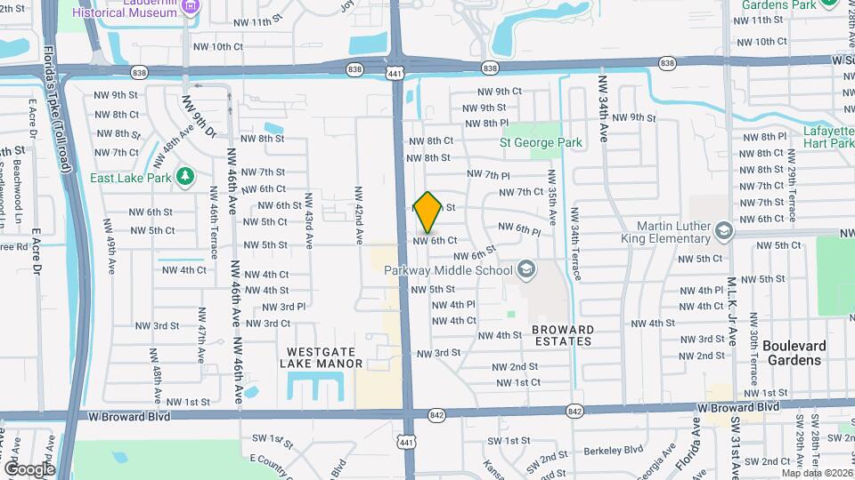 3548 NW 39th Ave Mapa y Detalles de la Ubicación