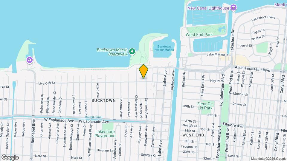 1500 Seminole Ave Mapa y Detalles de la Ubicación