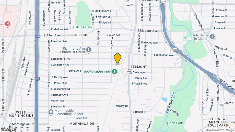 1420 E Arlington Ave Map and Location Details