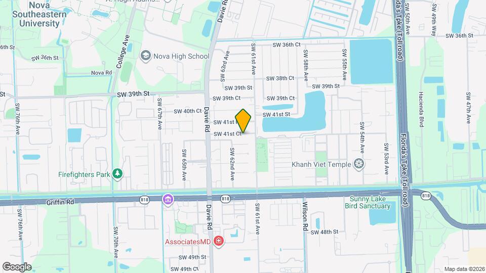 6140 SW 41st Ct Map and Location Details