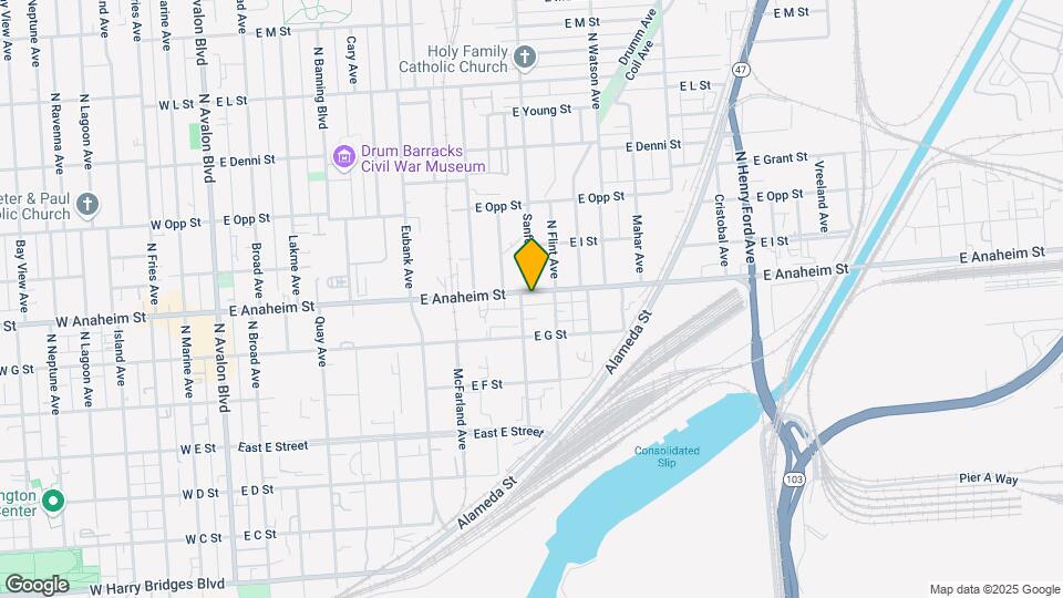 1010 E Anaheim St Map and Location Details