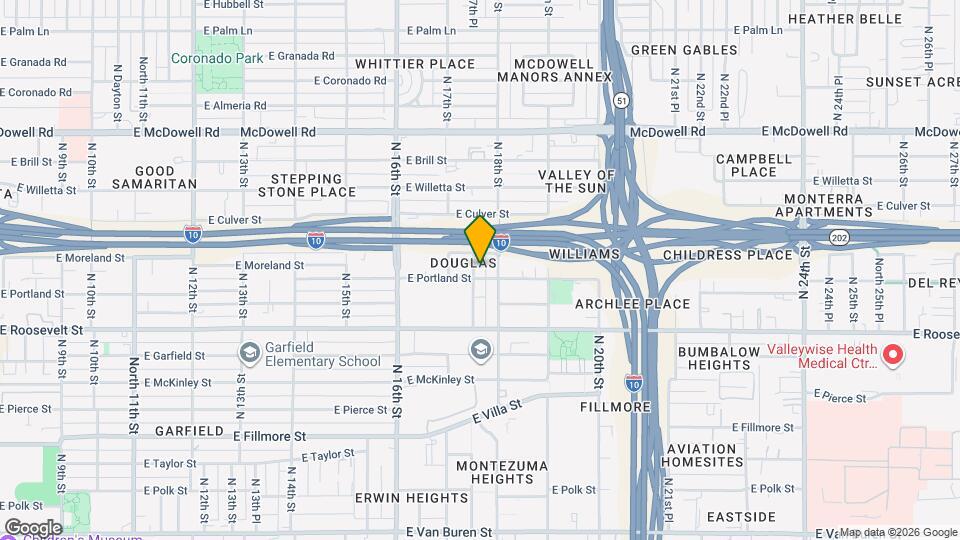 1105 N Patricio St Map and Location Details