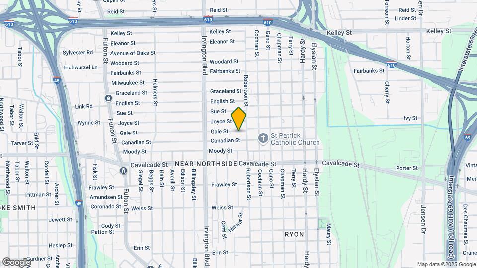 1008 Gale St Map and Location Details