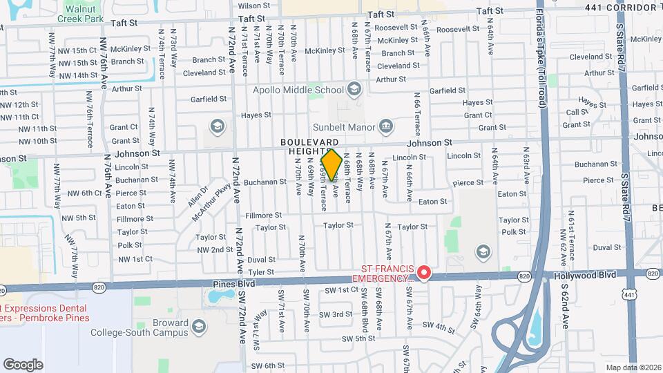 630 N 69th Ave Map and Location Details