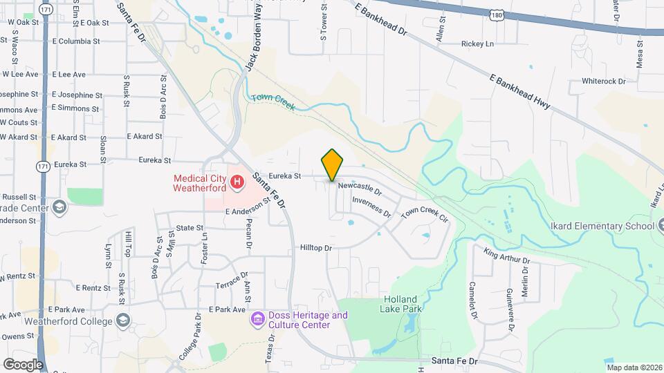 1102 Newcastle Dr Map and Location Details