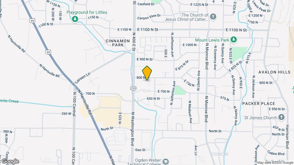 469 E 800 N St Map and Location Details