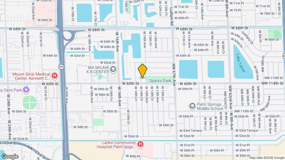 6049 W 14th Ct Mapa y Detalles de la Ubicación