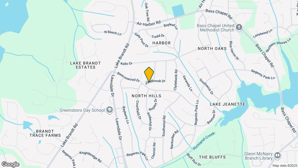 5204 Fieldbrook Dr Map and Location Details