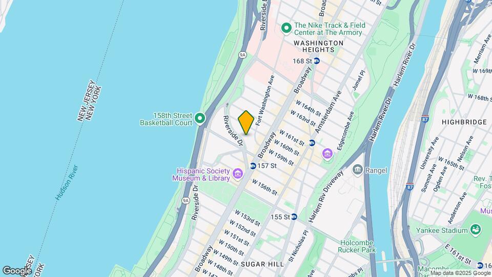 Hilltop Manhattan Mapa y Detalles de la Ubicación