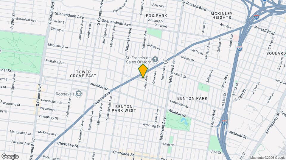 2745 Pestalozzi St Map and Location Details