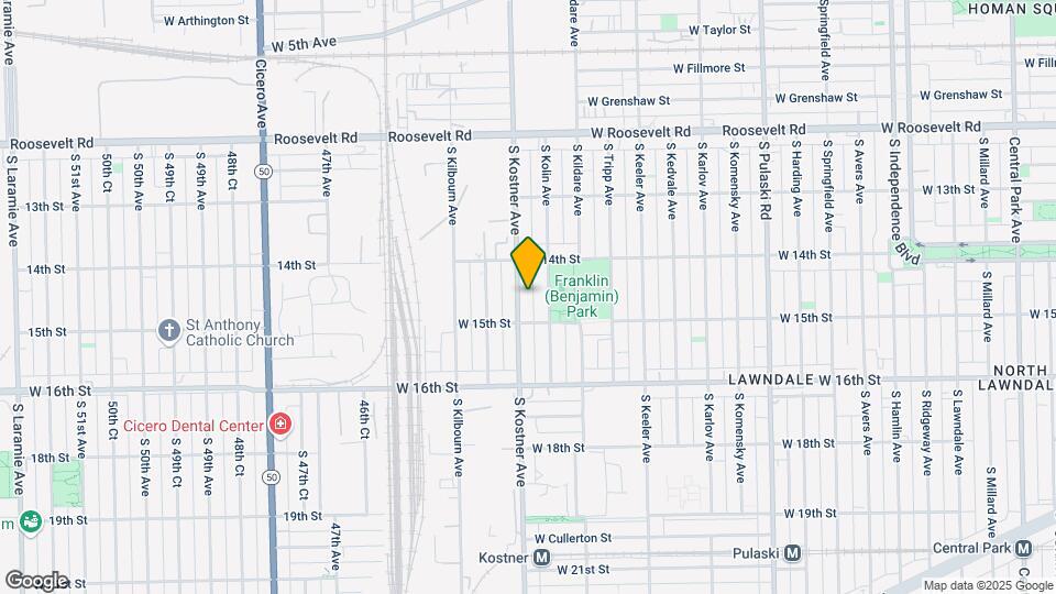 1435 S Kostner Ave Map and Location Details